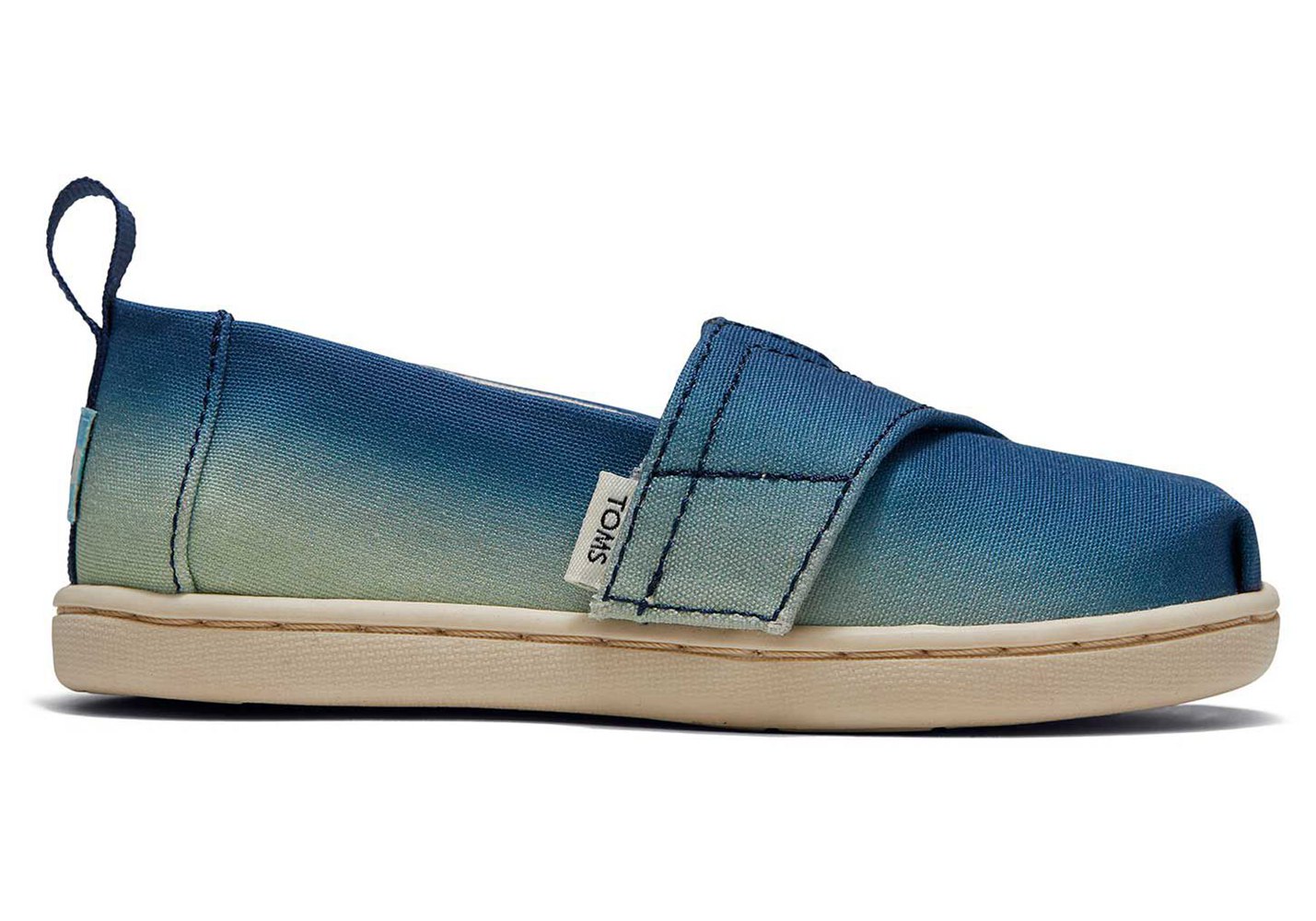 Toms Alpargata Tiny Canvas Espadrille Indigo - Kids - 83714-COPR